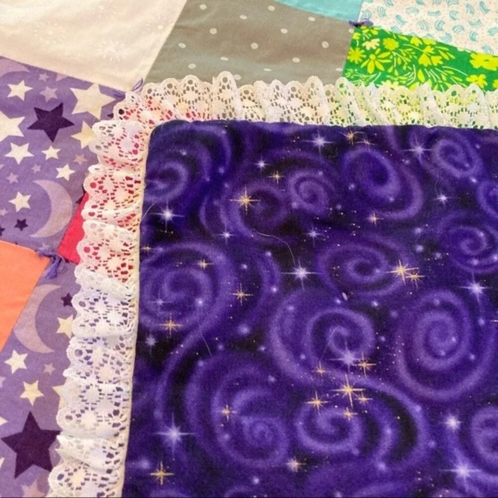 Handmade brightly colored